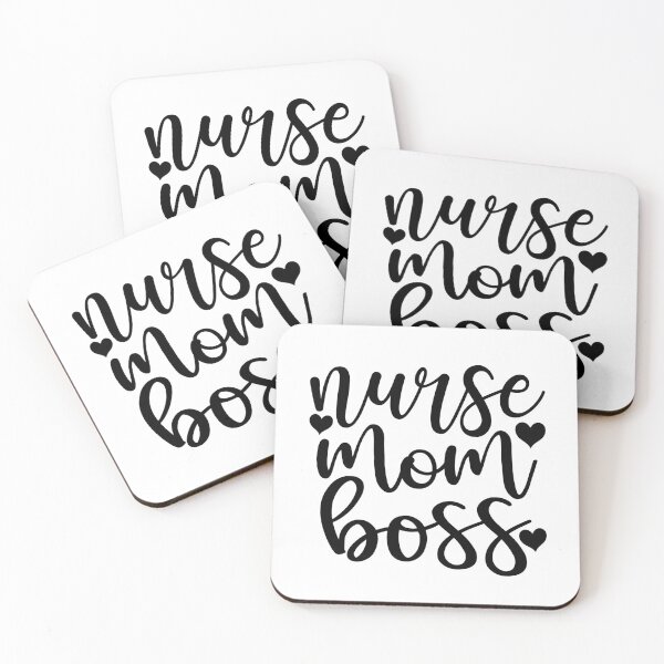 Item preview, Nurse mom boss - funny/inspirational nurse gift (black) designed and sold by PickaSticka.
