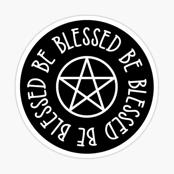 Item preview, Blessed Be Pentacle Cheeky Witch® designed and sold by cheekywitch.
