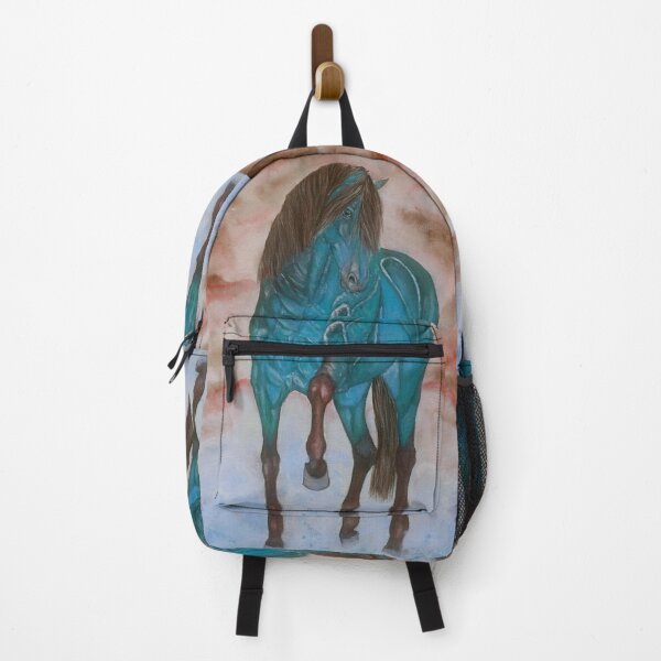 Item preview, Blue andalusian horse piaffe designed and sold by horseaddicted.