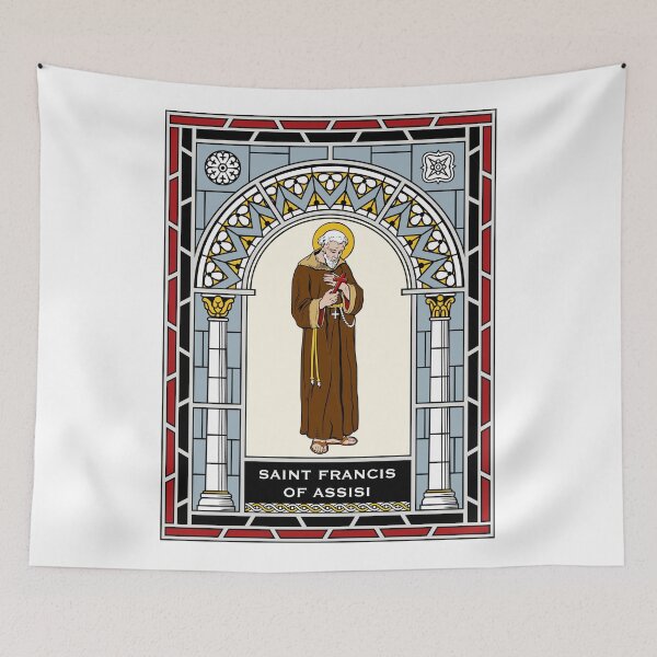 Item preview, ST FRANCIS OF ASSISI under STAINED GLASS designed and sold by CatholicSaints.