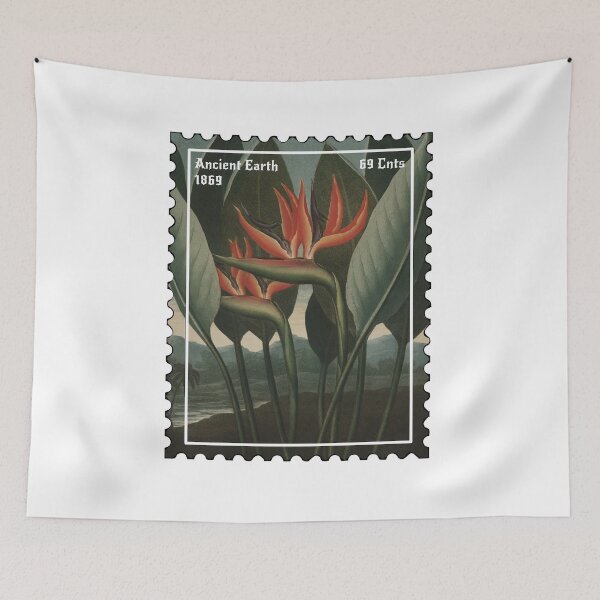 Item preview, Vintage Botany Plants Stamp designed and sold by PodiShawna.