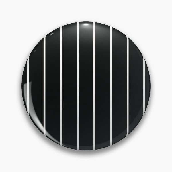 Aperçu de l'œuvre Rayures verticales classiques noires et blanches créée et vendue par GraphixCart.