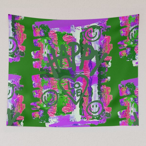 Item preview, Happy Playful Graffiti Design, nr 3, graphic psychedelic abstract art, trippy graphic psychedelic arte abstracto designed and sold by Adri Barnard.