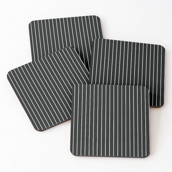 Item preview, Classic black & white vertical stripes designed and sold by GraphixCart.