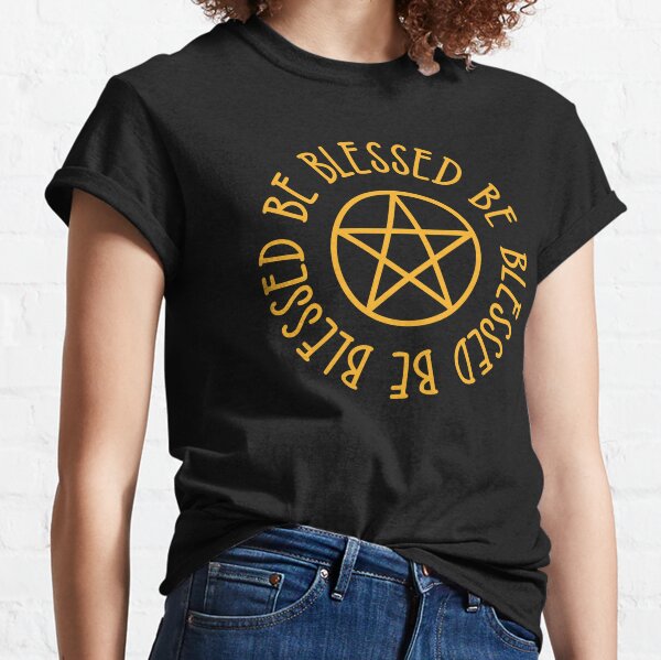 Blessed Be Pentacle Cheeky Witch® Classic T-Shirt