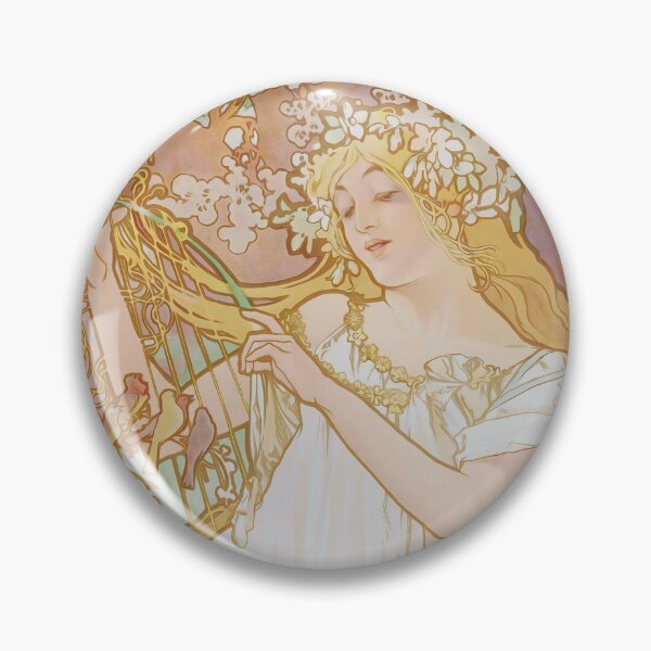 Item preview, Four Seasons by Mucha, Spring designed and sold by academic-art.