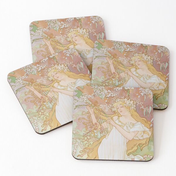 Item preview, Four Seasons by Mucha, Spring designed and sold by academic-art.