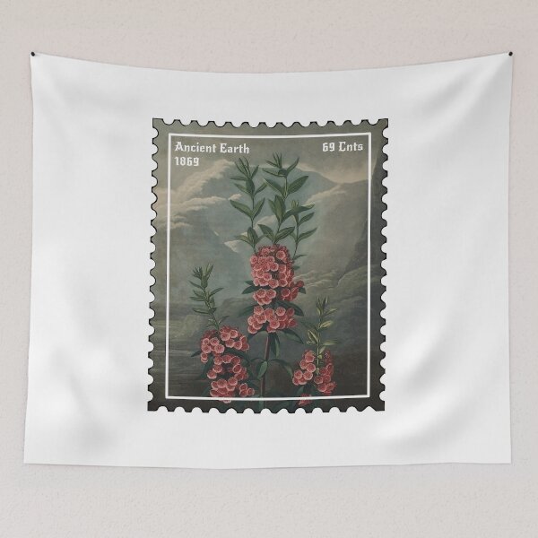 Item preview, Vintage Botany Plants Stamp designed and sold by PodiShawna.