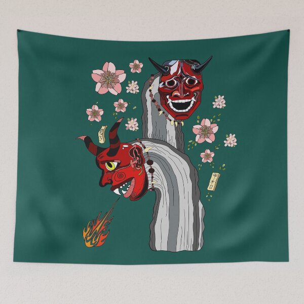 Item preview, The demon oni and the devil designed and sold by avkartgallery.