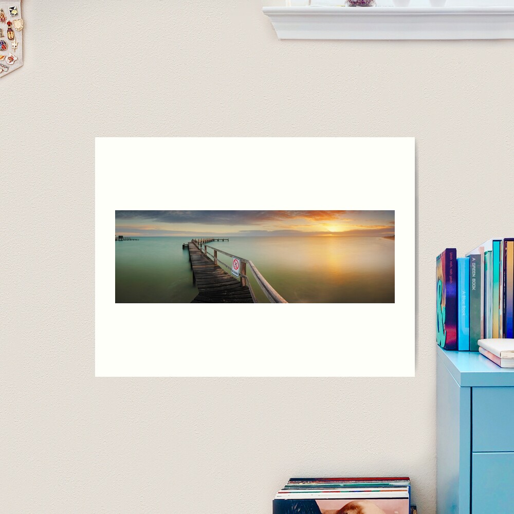 No Diving, Mornington Peninsula, Victoria, Australia Art Print