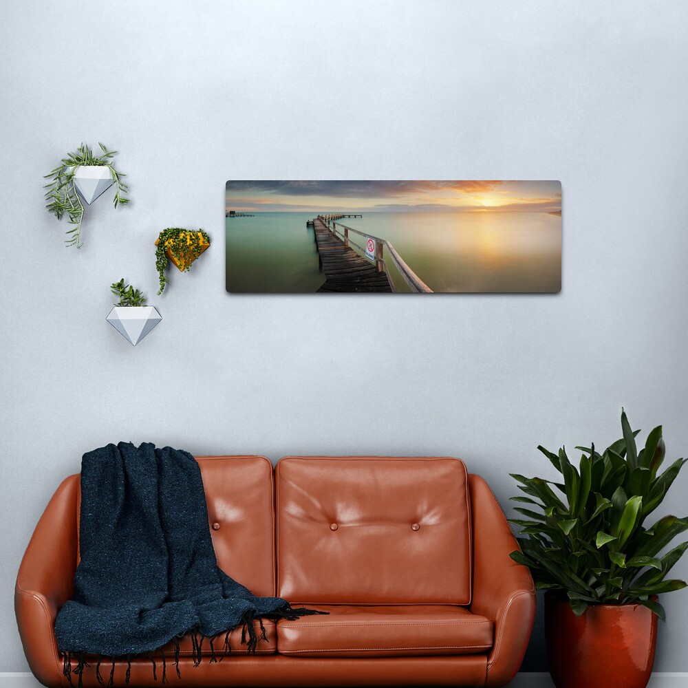 No Diving, Mornington Peninsula, Victoria, Australia Metal Print