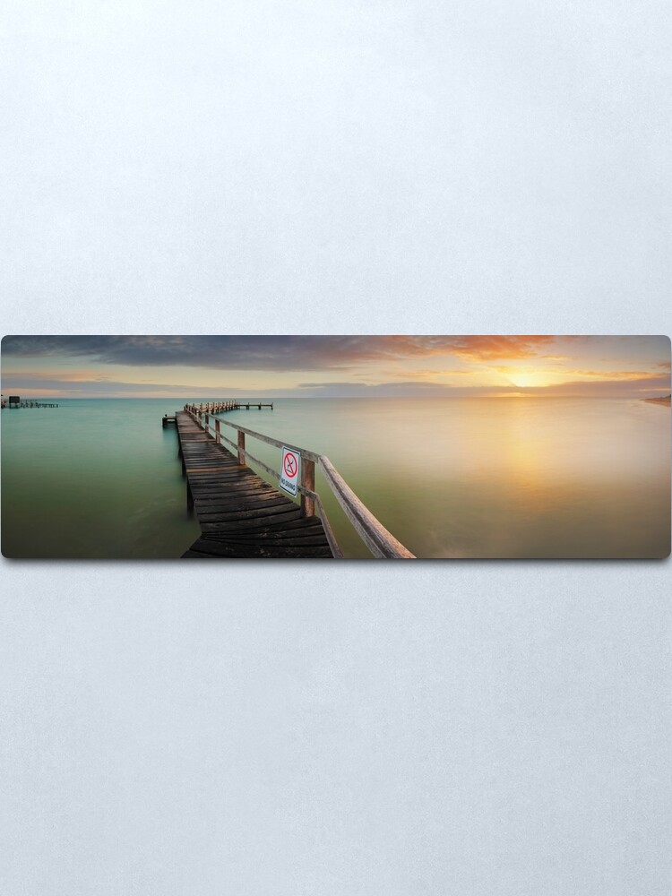 Alternate view of No Diving, Mornington Peninsula, Victoria, Australia Metal Print