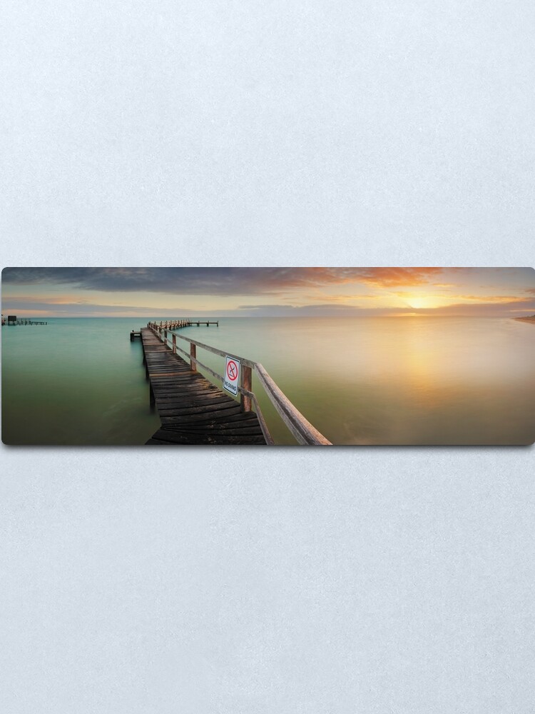 Alternate view of No Diving, Mornington Peninsula, Victoria, Australia Metal Print