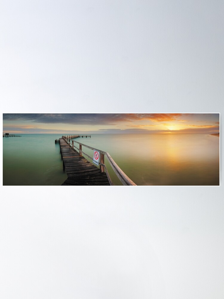 Alternate view of No Diving, Mornington Peninsula, Victoria, Australia Poster