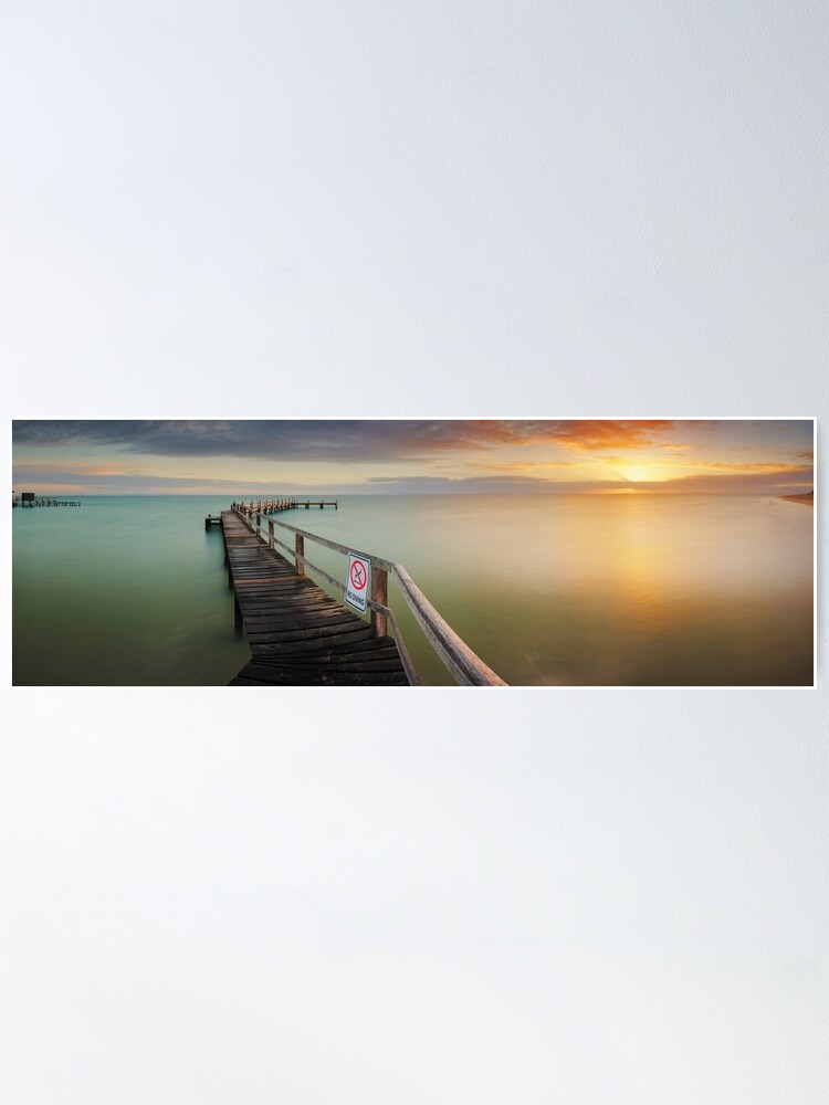 Alternate view of No Diving, Mornington Peninsula, Victoria, Australia Poster