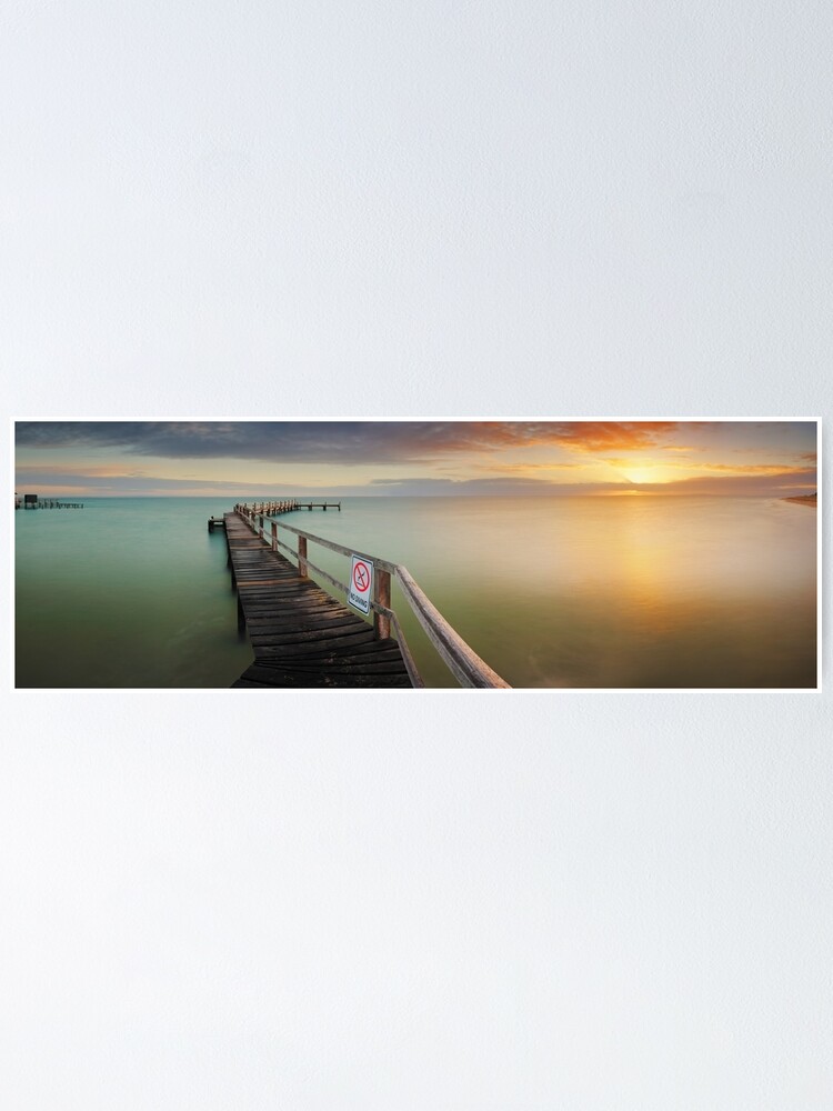 Alternate view of No Diving, Mornington Peninsula, Victoria, Australia Poster