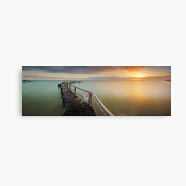 No Diving, Mornington Peninsula, Victoria, Australia Canvas Print
