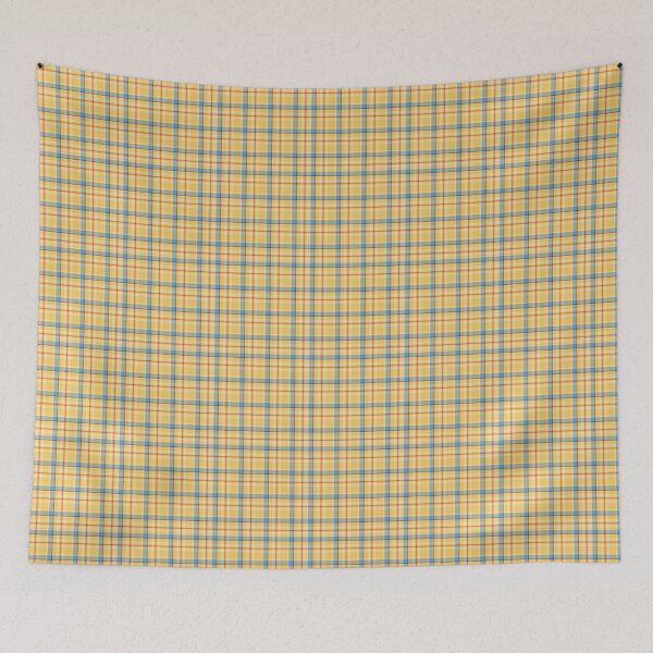Item preview, classic yellow-blue plaid designed and sold by uniFashions.