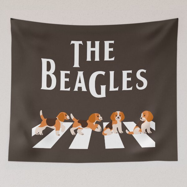 Item preview, The Beagles Abbey Road Dog Band designed and sold by allincolors.