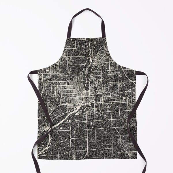 Item preview, Joliet map Illinois Ink lines designed and sold by InkMaps.