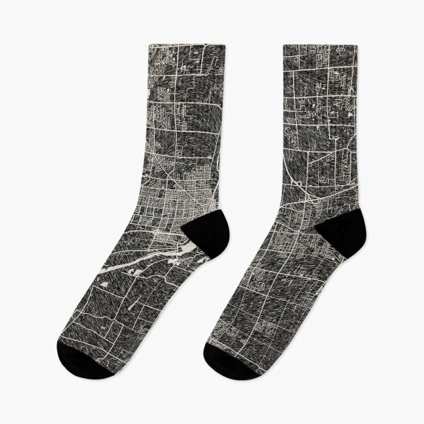 Item preview, Joliet map Illinois Ink lines designed and sold by InkMaps.