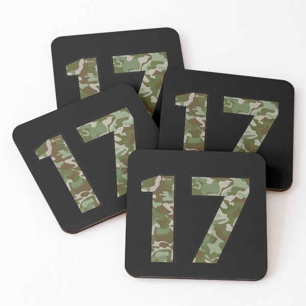 Item preview, Army Camouflage Number seventeen Soldiers Lucky Number 17 designed and sold by Urosek.