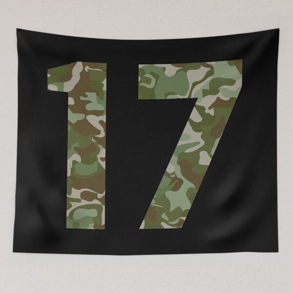 Item preview, Army Camouflage Number seventeen Soldiers Lucky Number 17 designed and sold by Urosek.