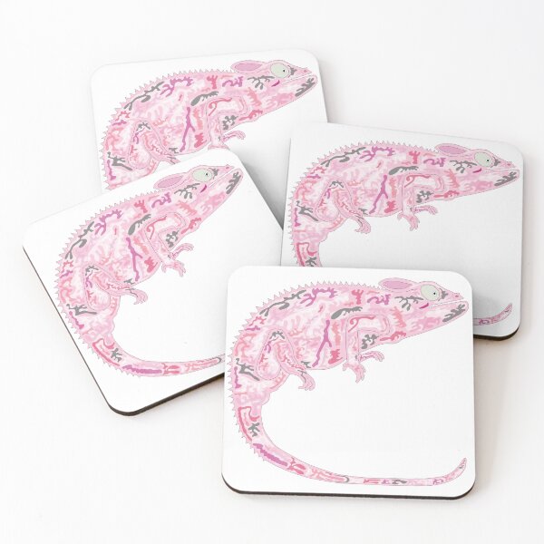 Item preview, Candy pink chameleon. designed and sold by vincentbiollaz.