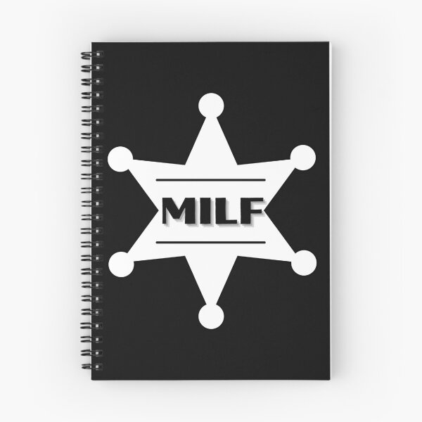 Item preview, MILF White Badge - Hot Mom Badge designed and sold by CaitU.