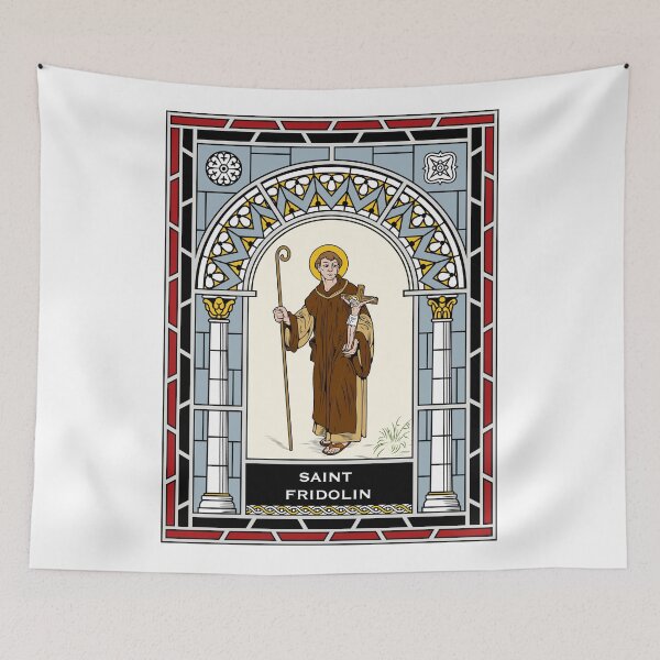 Item preview, ST FRIDOLIN under STAINED GLASS designed and sold by CatholicSaints.