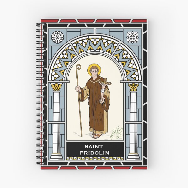 Item preview, ST FRIDOLIN under STAINED GLASS designed and sold by CatholicSaints.