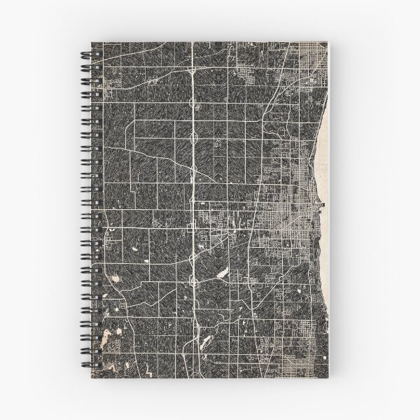 Item preview, Kenosha map Wisconsin Ink lines 2 designed and sold by InkMaps.
