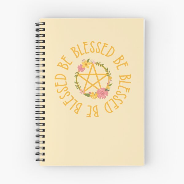 Item preview, Blessed Be Midsummer Floral Pentacle Cheeky Witch® designed and sold by cheekywitch.