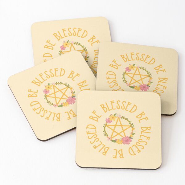 Item preview, Blessed Be Midsummer Floral Pentacle Cheeky Witch® designed and sold by cheekywitch.