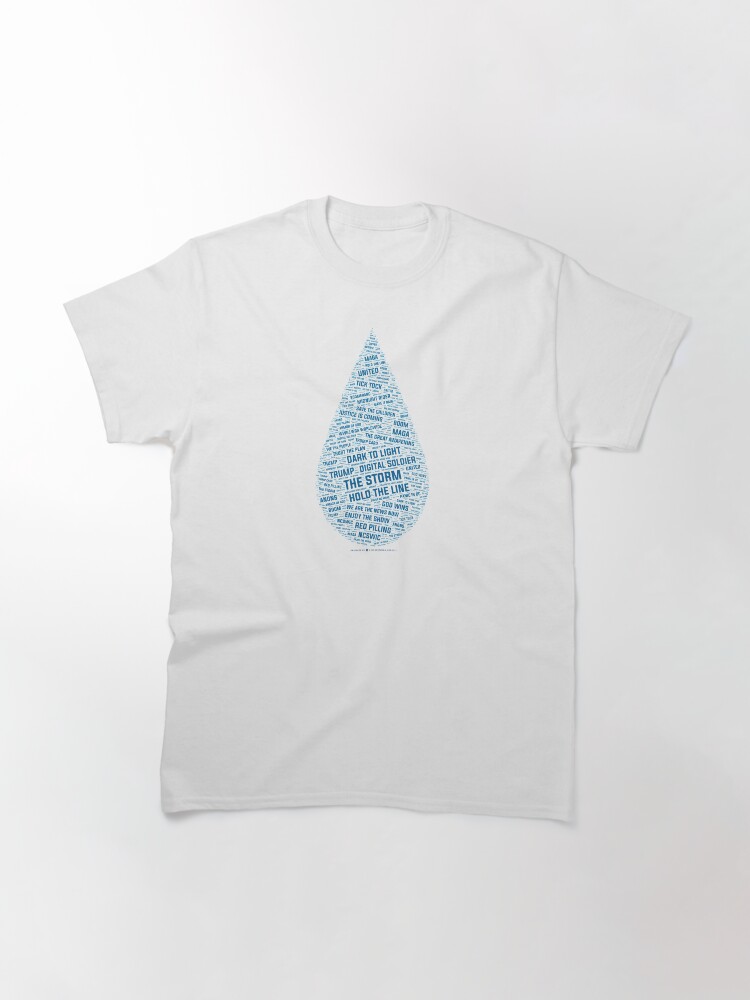 Thumbnail 2 of 7, Classic T-Shirt, The Drop designed and sold by EyeDropMedia.