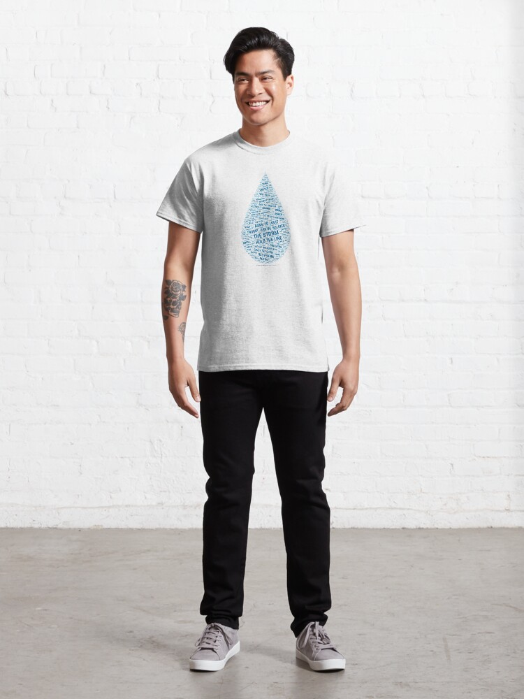 Thumbnail 3 of 7, Classic T-Shirt, The Drop designed and sold by EyeDropMedia.