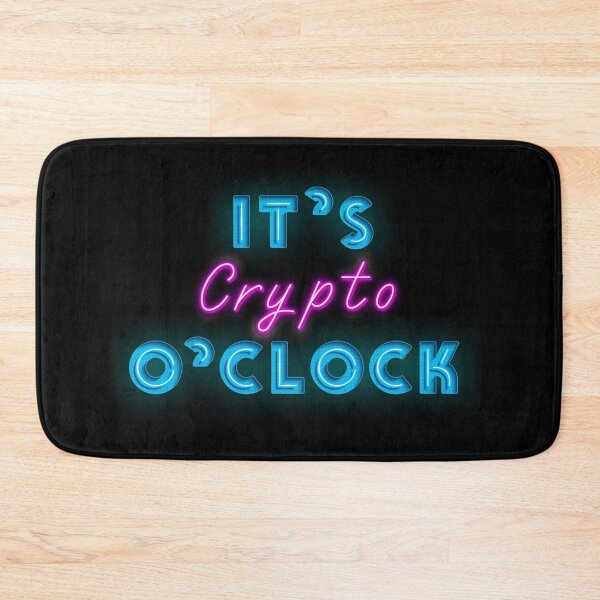 Item preview, It is Crypto O`clock Cool Neon Sign For Bitcoin Hodlers designed and sold by Urosek.