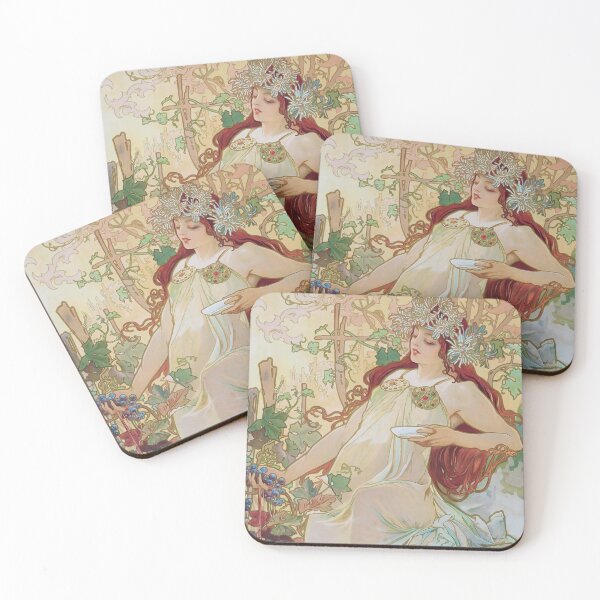Item preview, Four Seasons by Mucha, Summer designed and sold by academic-art.
