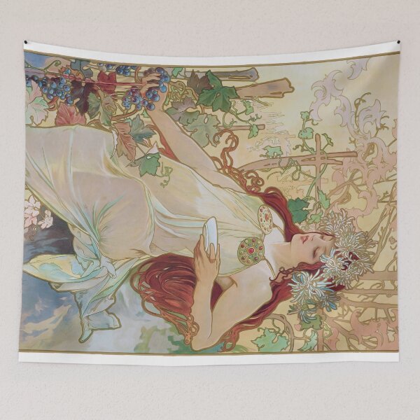 Item preview, Four Seasons by Mucha, Summer designed and sold by academic-art.