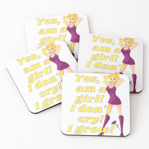 Item preview, YES I AM A GIRL designed and sold by SEFIKA7.