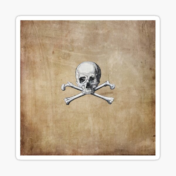 Item preview, Pirate Skull and Crossbones #3 designed and sold by Nola Lee Kelsey.