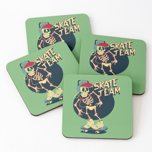 Item preview, Skate Team skeleton designed and sold by SolidEarthArt.