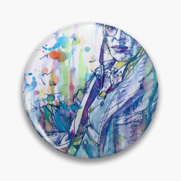 Item preview, W. B. YEATS - watercolor and ink portrait .1 designed and sold by lautir.