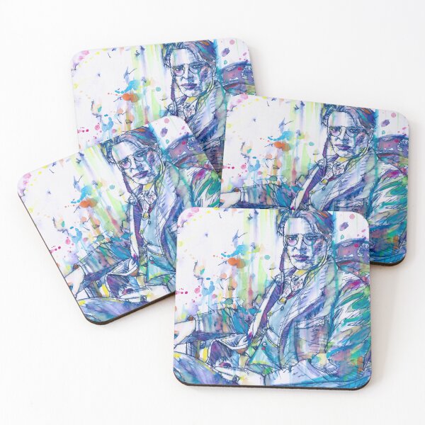 Item preview, W. B. YEATS - watercolor and ink portrait .1 designed and sold by lautir.