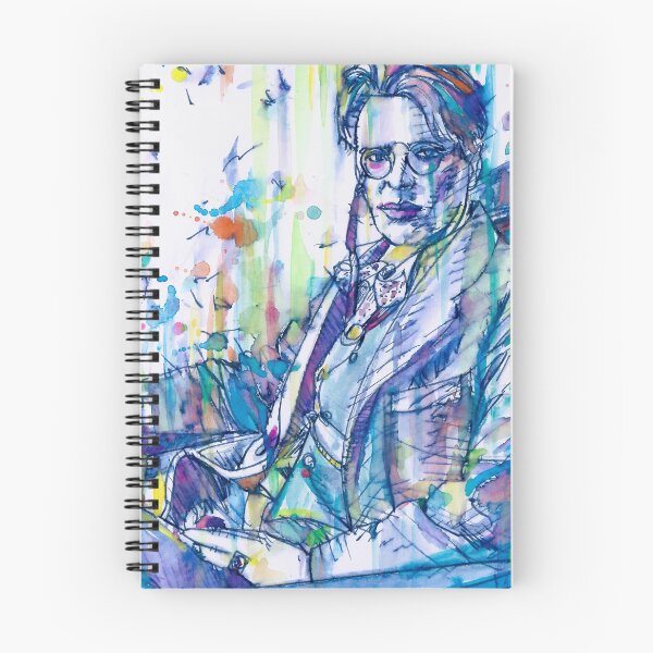Item preview, W. B. YEATS - watercolor and ink portrait .1 designed and sold by lautir.