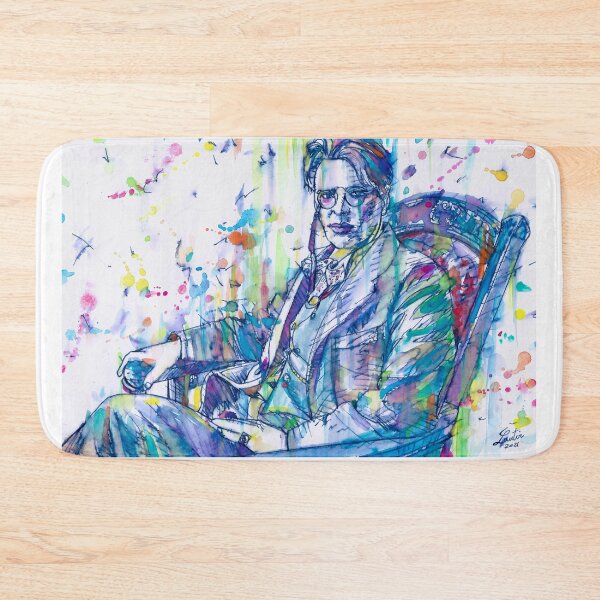 Item preview, W. B. YEATS - watercolor and ink portrait .1 designed and sold by lautir.