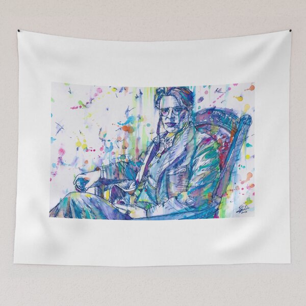 Item preview, W. B. YEATS - watercolor and ink portrait .1 designed and sold by lautir.