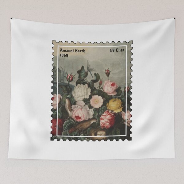 Item preview, Vintage Botany Plants Stamp designed and sold by PodiShawna.
