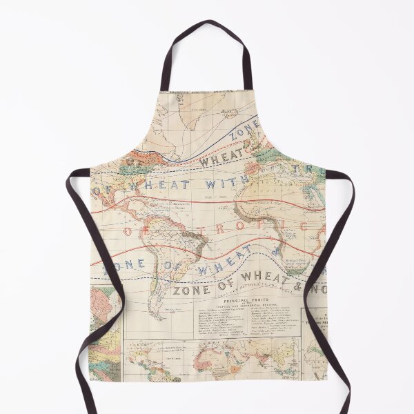 Item preview, Old World Agricultural Map (1854) Vintage Global Crops & Produce Atlas designed and sold by BravuraMedia.