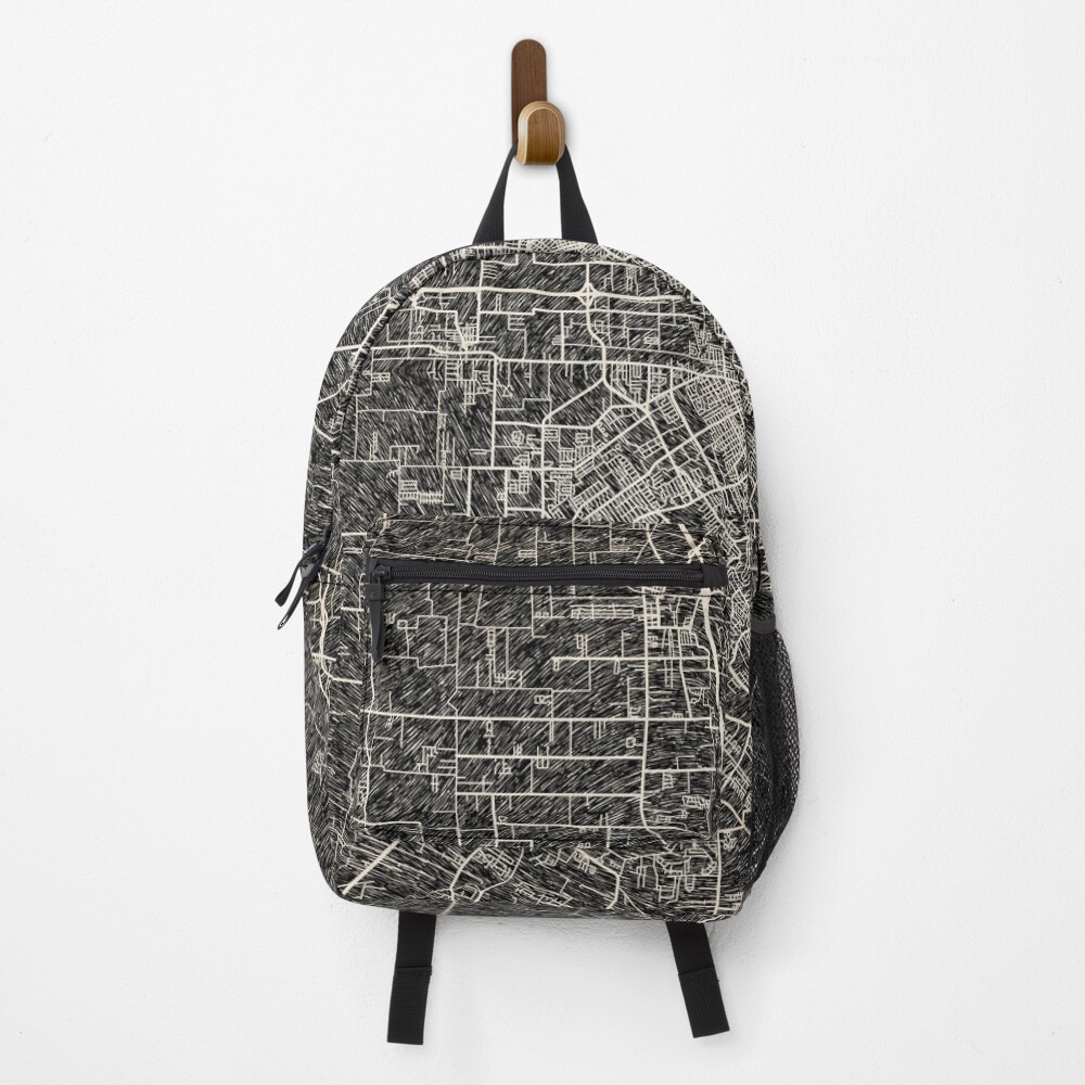 Vista previa del artículo con la obra «Mochila», diseñado y vendido por InkMaps.